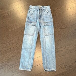 Denim Forum 90s low rise cargo slim size 23